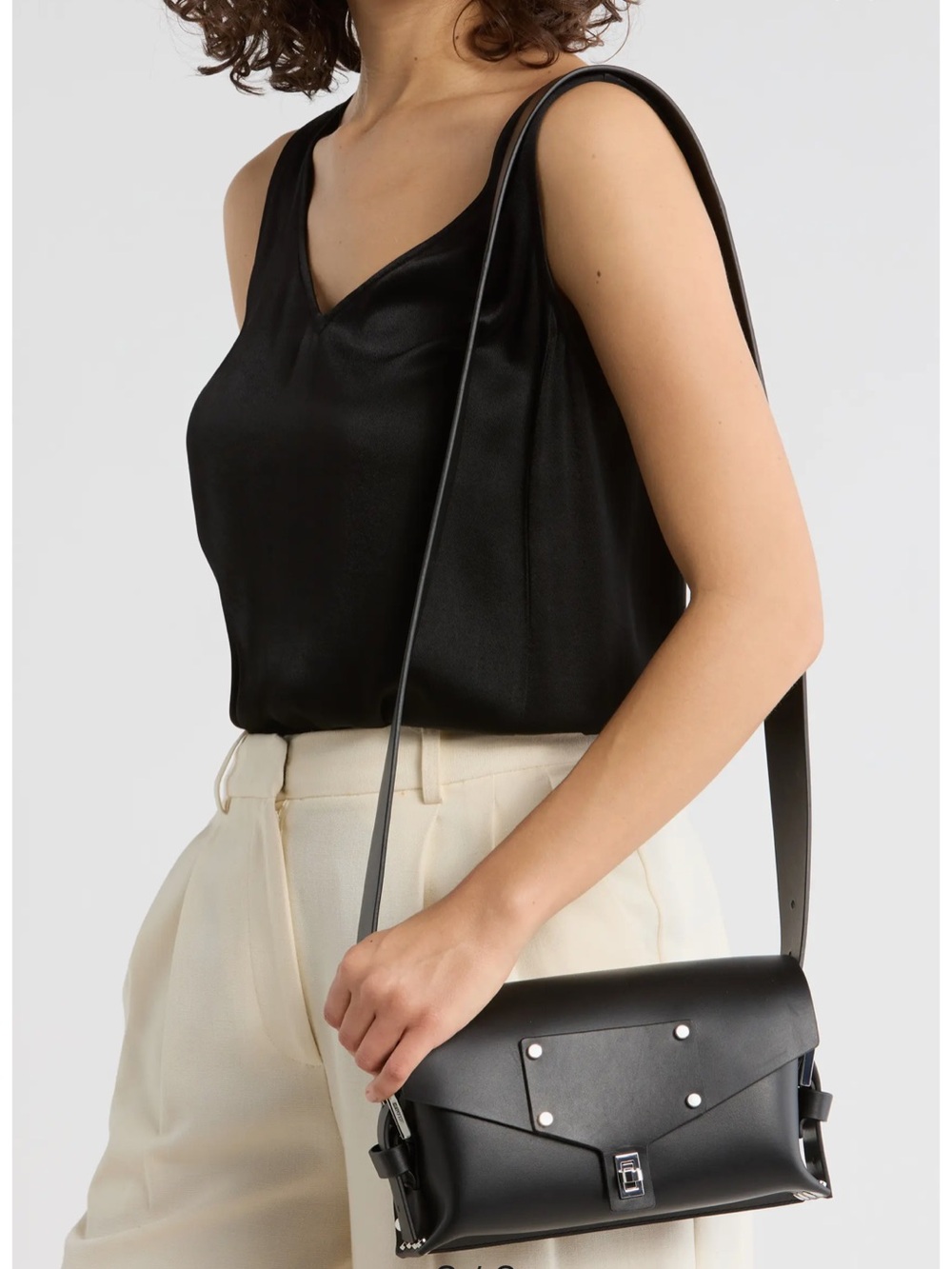 All Saints Miro Leather Satchel - Picture 6 of 8